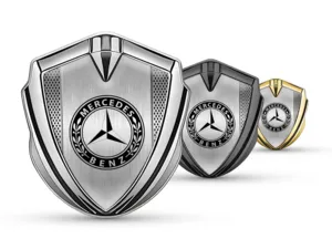 Mercedes Emblem Silikon Abzeichen Tuning Stil Glänzend Top